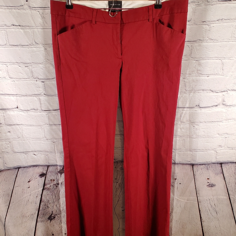 The Limited Drew Fit Pants, Dark Red